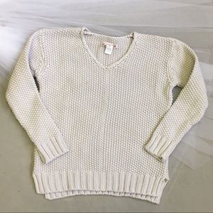 Bon point beige tan girls sweater 10 beige Easter spring nice knit pullover